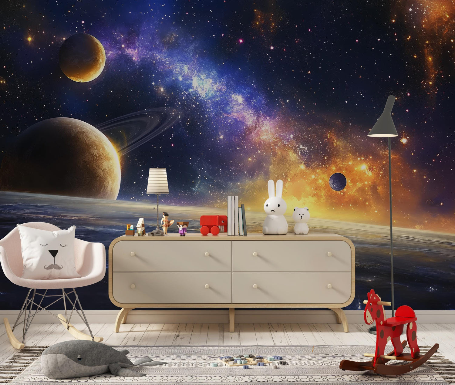 🌌 Science Fiction Space Room Wallpaper Collection