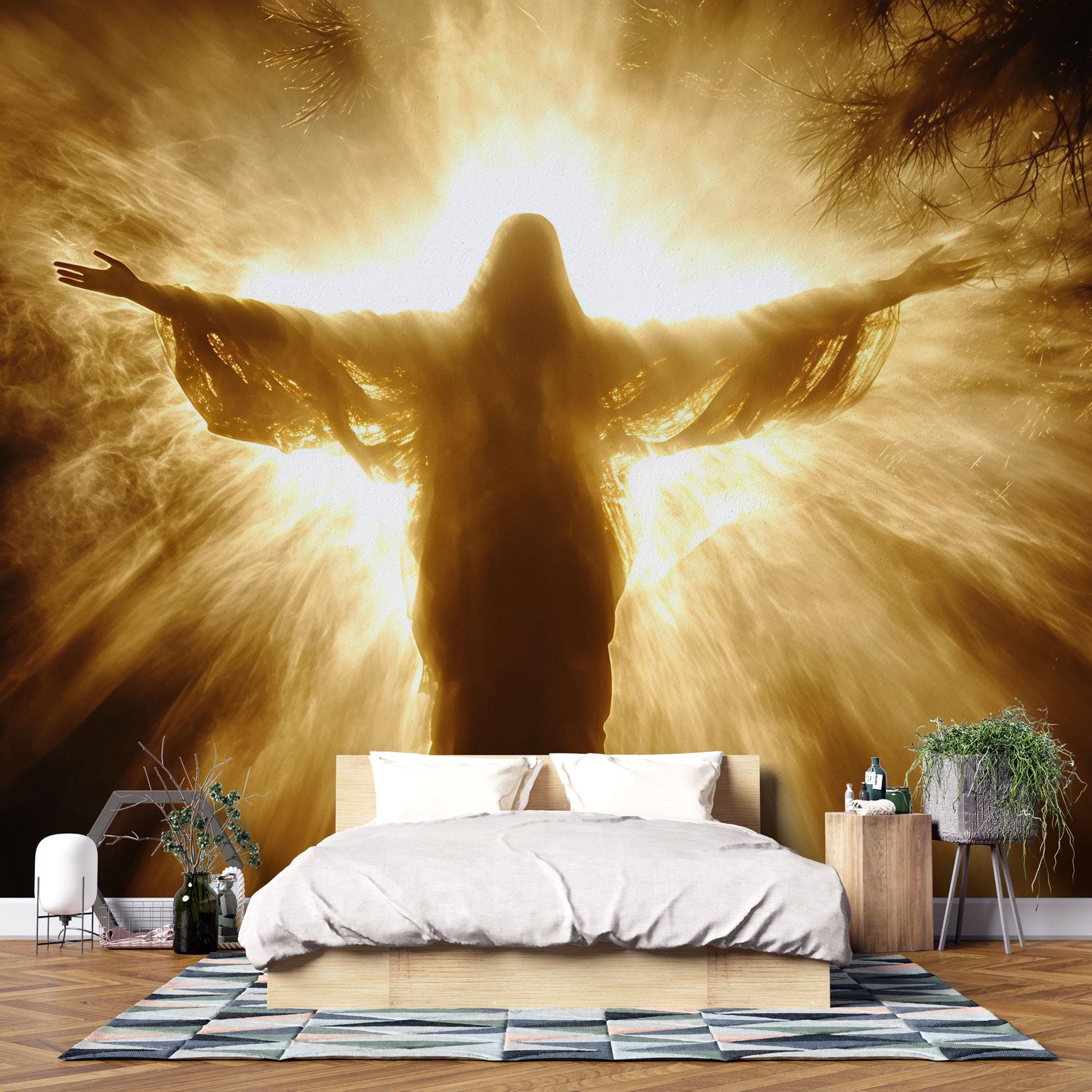 🕊️ Spiritual & Religious Room Wallpaper Collection