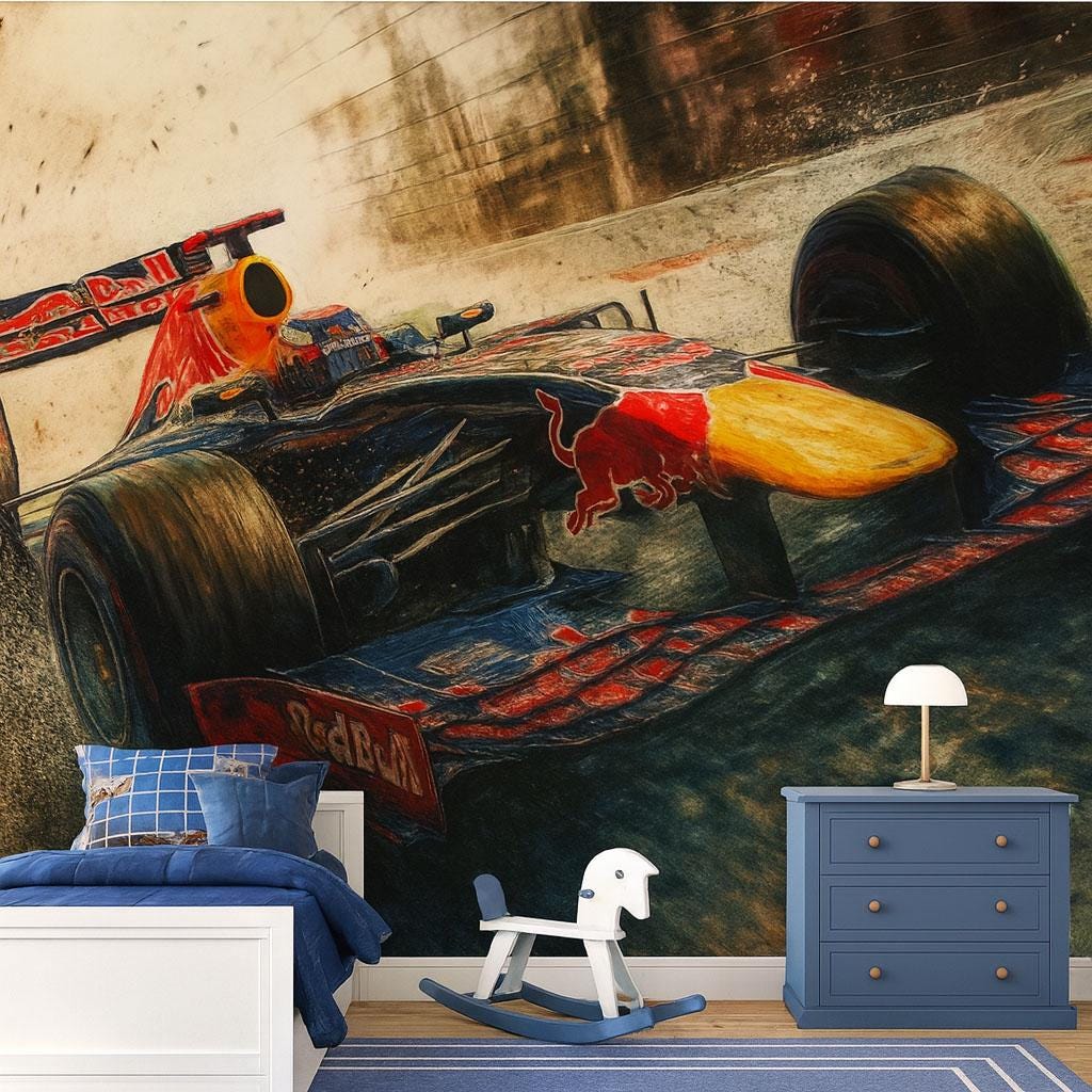 🏎️ Sports Racing Cars Room Wallpaper Collection