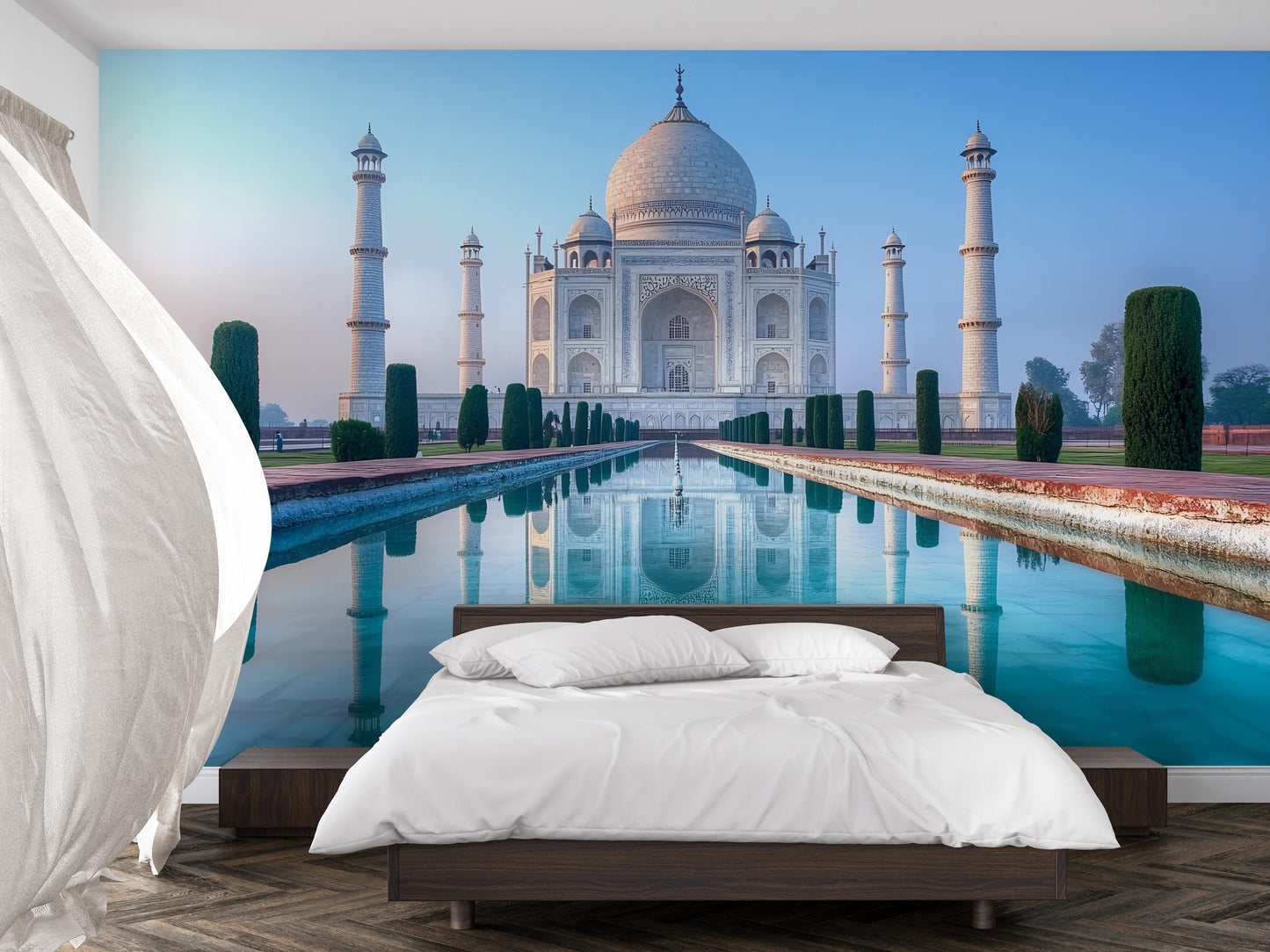 Taj Mahal Mural – India Wall Art Palace Wallpaper Vn946