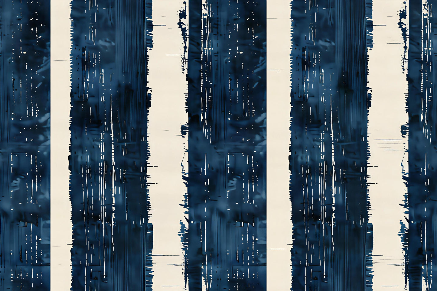 Navy Blue Striped Wallpaper | Modern Abstract Wall Mural | Bold Statement Wall Art Vn1032