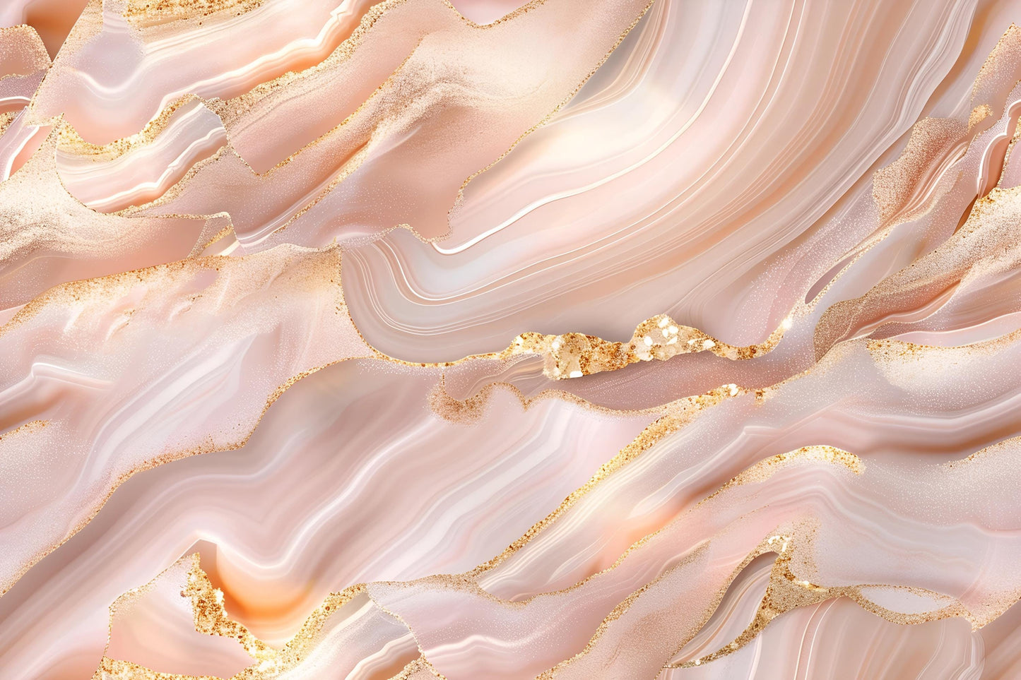 Blush Pink Marble Wall Mural – Luxury Gold Vein Wallpaper for Bedroom, Living Room, Glam Decor Vn1088