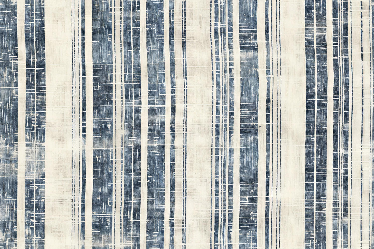 Navy Plaid Stripe Wallpaper | Modern Blue Wall Mural | Textured Abstract Accent Vn1033