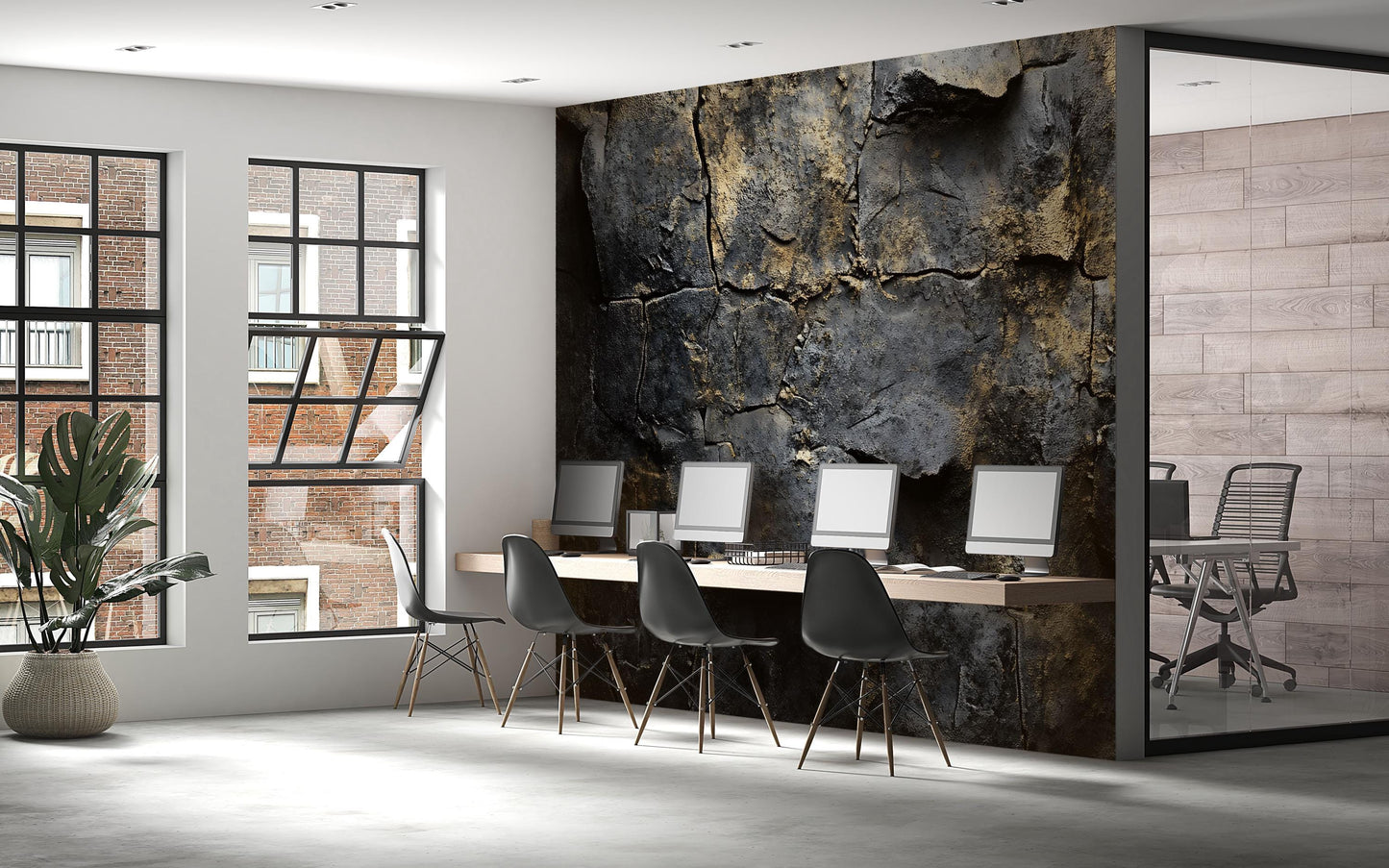 Luxury Abstract Water Ripple Wall Mural – Modern Blue Beige Textured Wallpaper for Bedroom or Living Room Decor Vn732