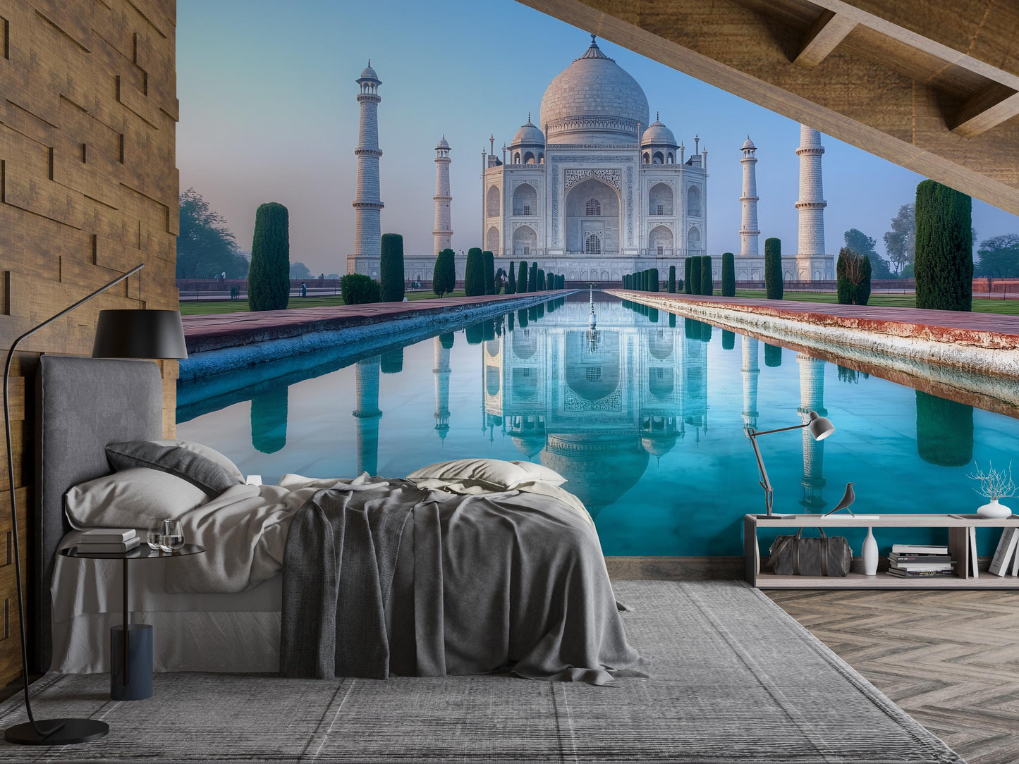Taj Mahal Mural – India Wall Art Palace Wallpaper Vn946